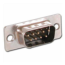 9 Pin Male D-Sub Connector