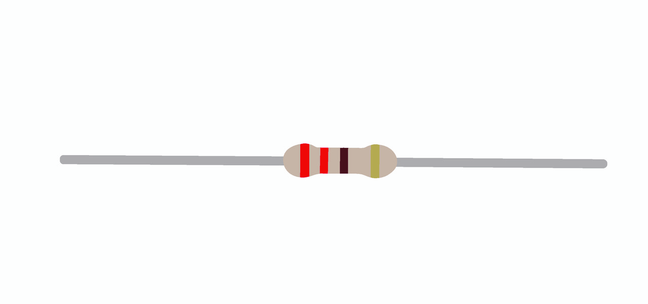Carbon Film Resistor 2 Ohm 1 8 Watt 5 Carbon Film Resistor 2 Ohm 1 8 Watt 5
