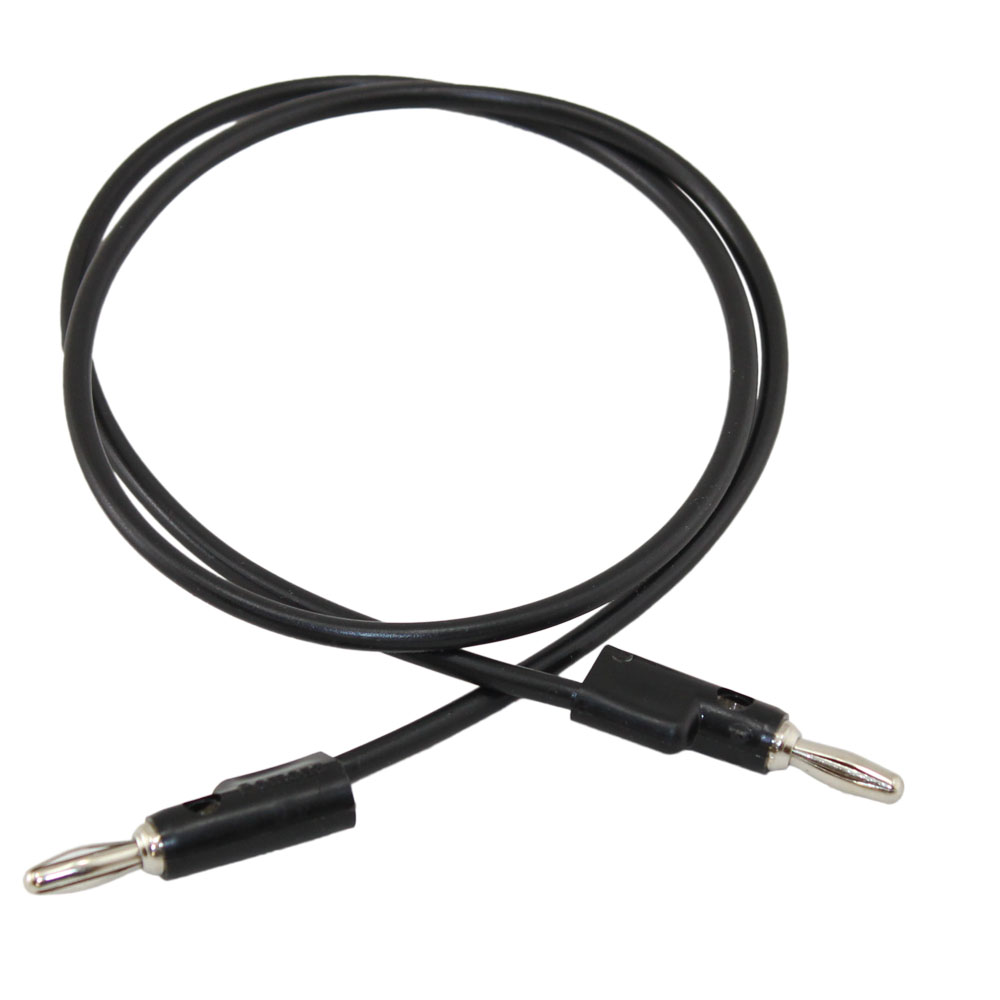 p/n Pomona Stackable 24" Mini Banana Plug Patch Cord 1081-24-0 95969189477 Black Cable 
