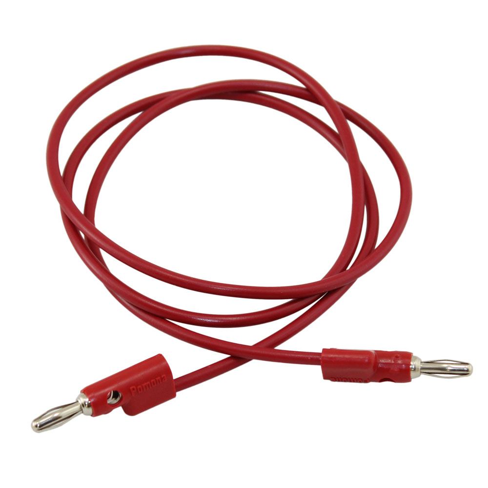 BANANA PLUG PATCH CORD (RED)