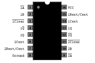 74ls123 Retriggerable Monostable Multivibrator