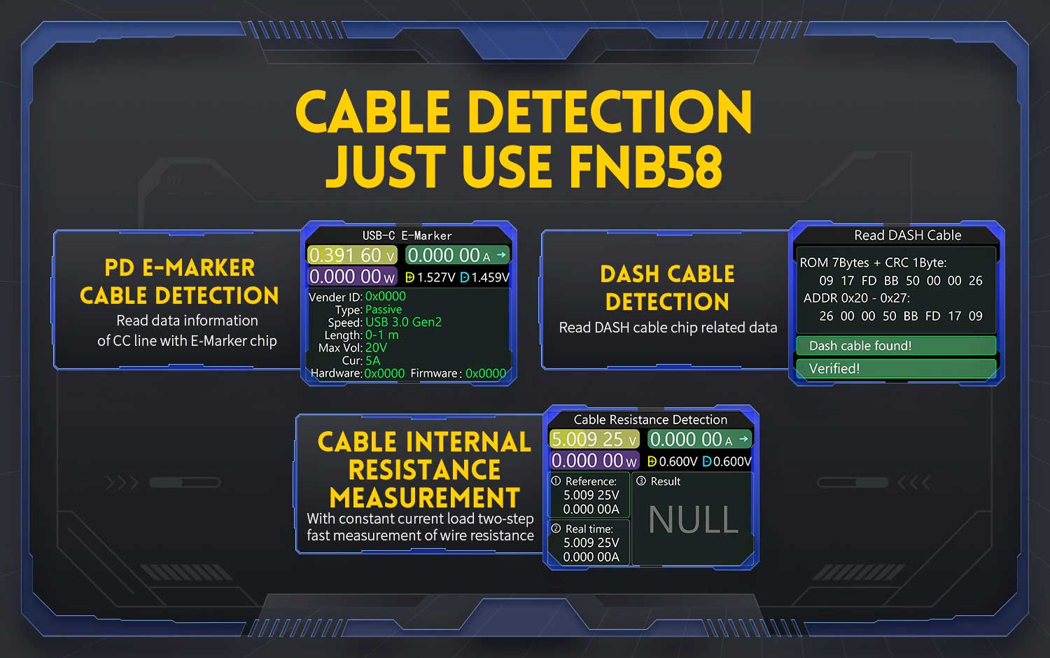 FNIRSI FNB58 USB Tester ⭐ USB Analyser ⭐ Voltage. Amperage & Power 