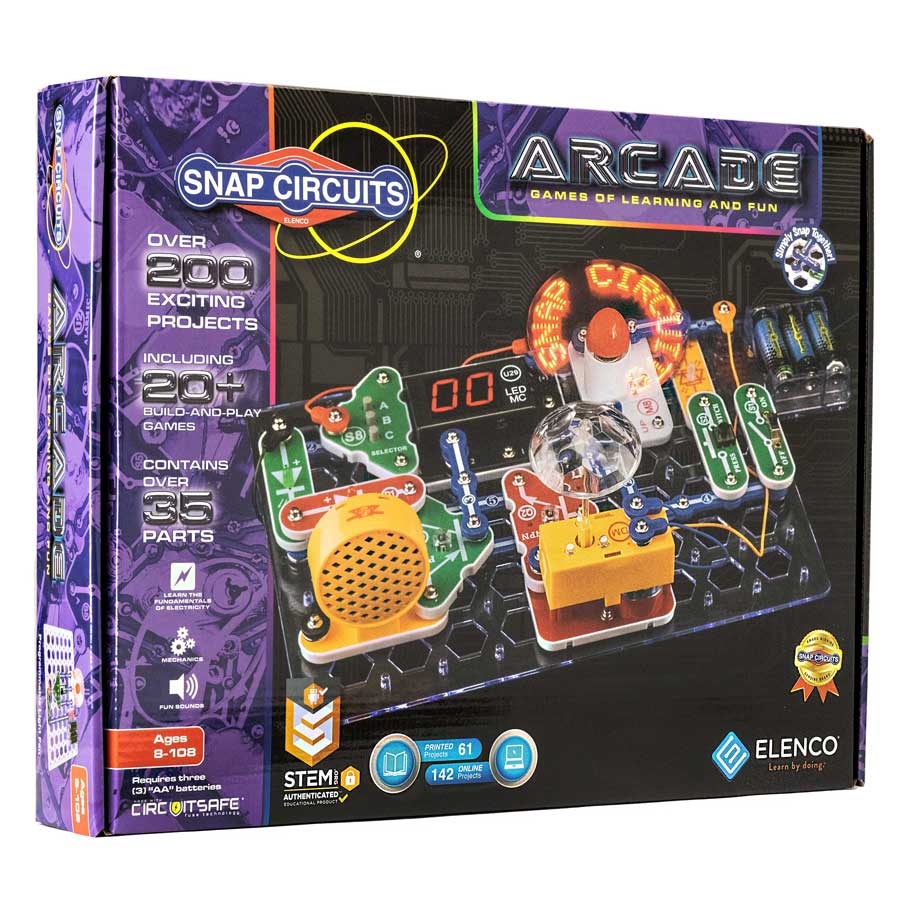  Snap Circuits Classic SC-300 Electronics Exploration Kit, Over  300 Projects, Full Color Manual Parts