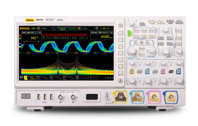 RIGOL MSO7014 100MHZ DIGITAL OSCILLOSCOPE - 4 CHANNELS, 10GSA/S SAMPLING