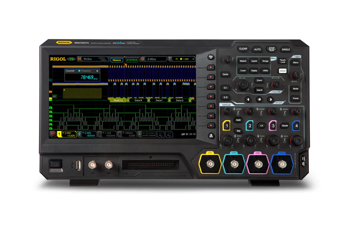 RIGOL MSO5074 70MHZ DIGITAL OSCILLOSCOPE - 4 CHANNELS, 8GSA/S, 100MPT MEMORY