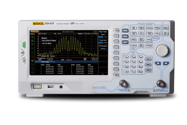 RIGOL DSA815-TG 1.5GHZ SPECTRUM ANALYZER WITH PREAMPLIFIER AND TRACKING GENERATOR