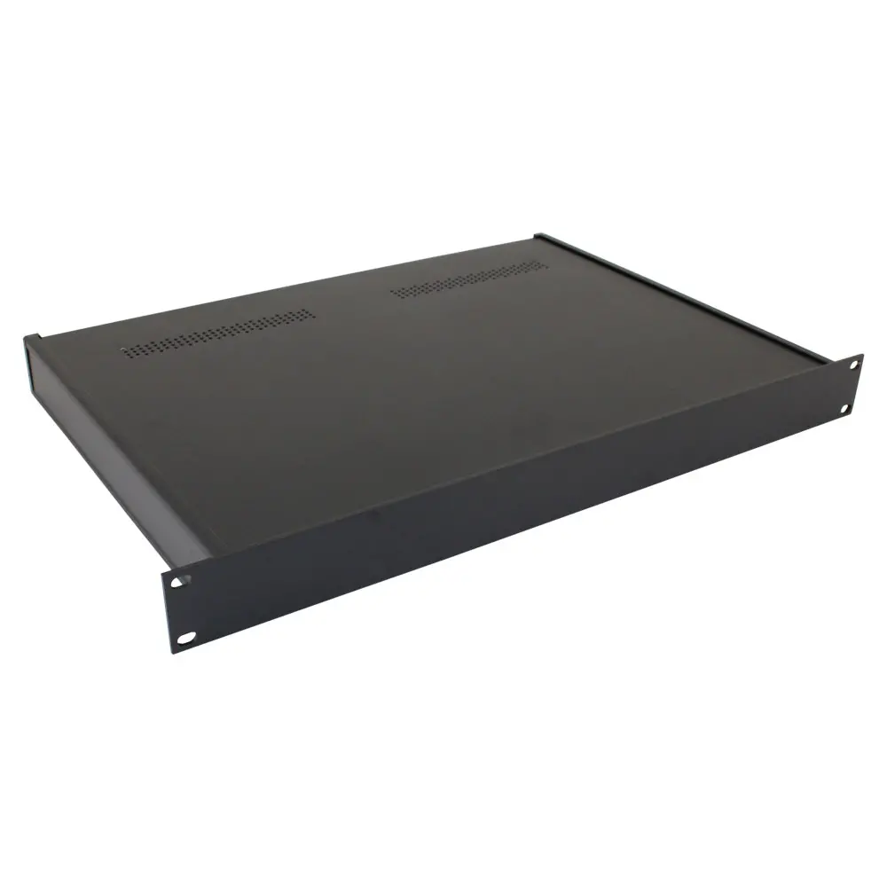 19 Rack Mount Steel Chassis, 1U Height and 300mm Deep