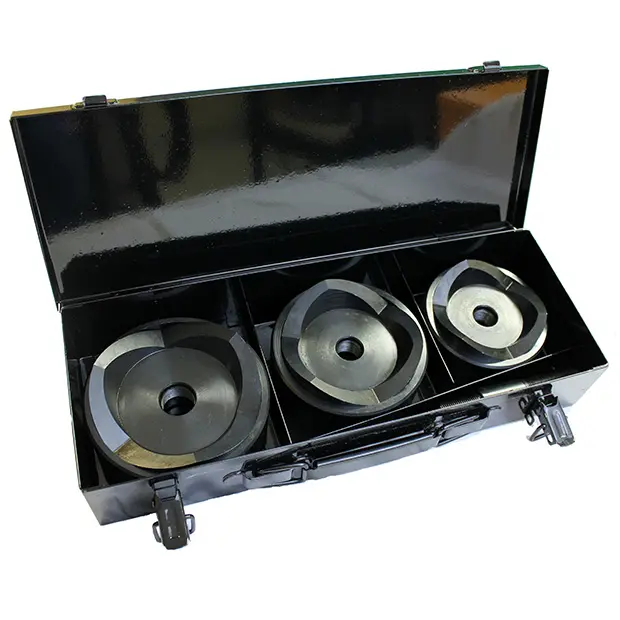PUNCH SET, 3 POINT PUNCH STYLE  3",3-1/2",4" WITH CARRYING CASE FOR USE ONLY WITH 902-545