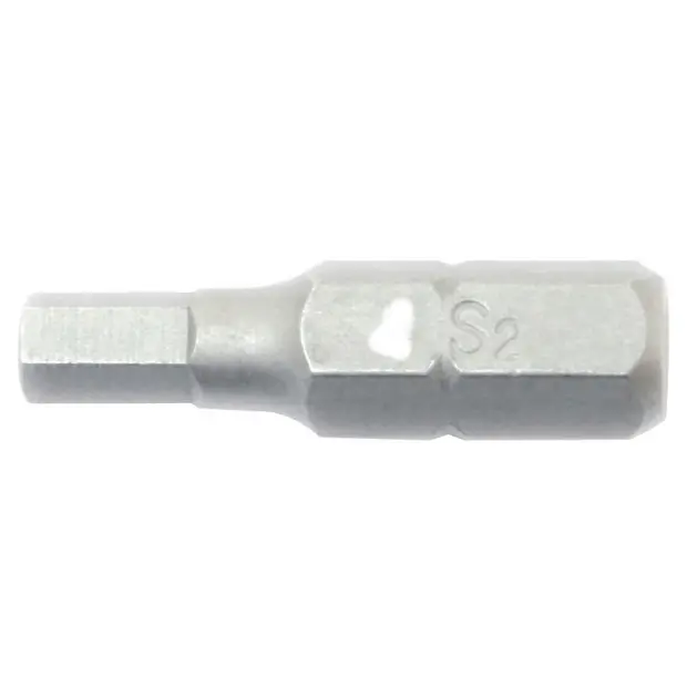 BIT, HEX, 2.5MM, 1" LONG, 1/4" HEX