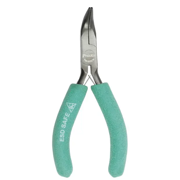 ESD SAFE CUSHION GRIP BENT NOSED PLIERS