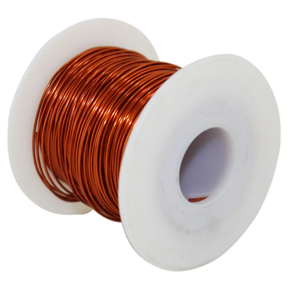 Bare Copper Wire, Annealed, 1lb Spool, 30 AWG, 0.010 Diameter, 3100'  Length (Pack of 1)