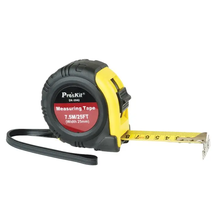 TAPE MEASURE, 25', GRADUATED, INCHES/CM