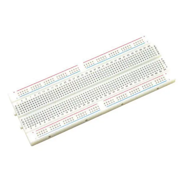 ROUND HOLE BREADBOARD - 840 TIE POINTS