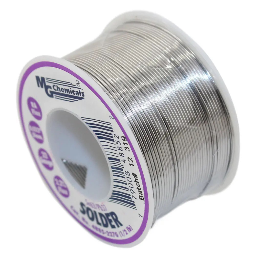 MG Chemicals 4887-227G Solder, 18 AWG 0.05 Dia SN63/PB37, 1/2 lb Spool, 488X Series
