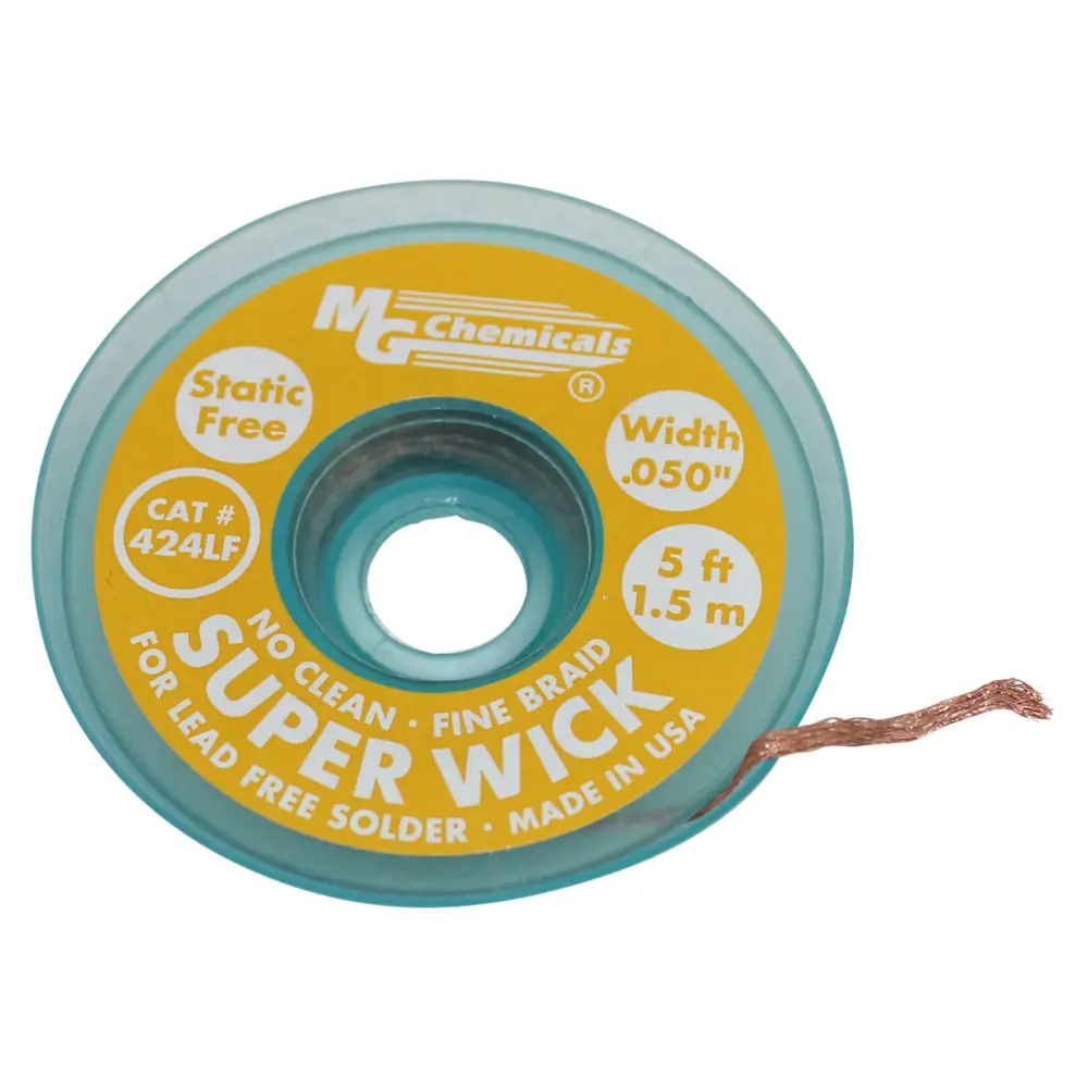 LEAD FREE SOLDER WICK 5FT