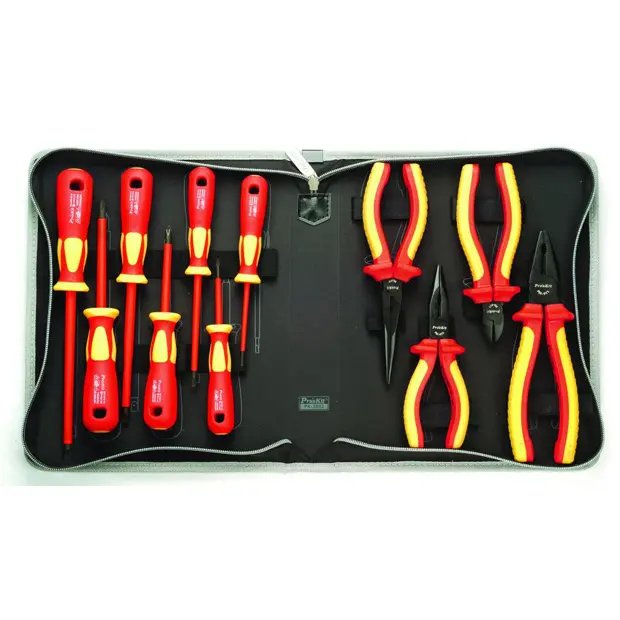 1000V INSULATED SCREWDRIVER AND PLIER SET-ELECTRICAL