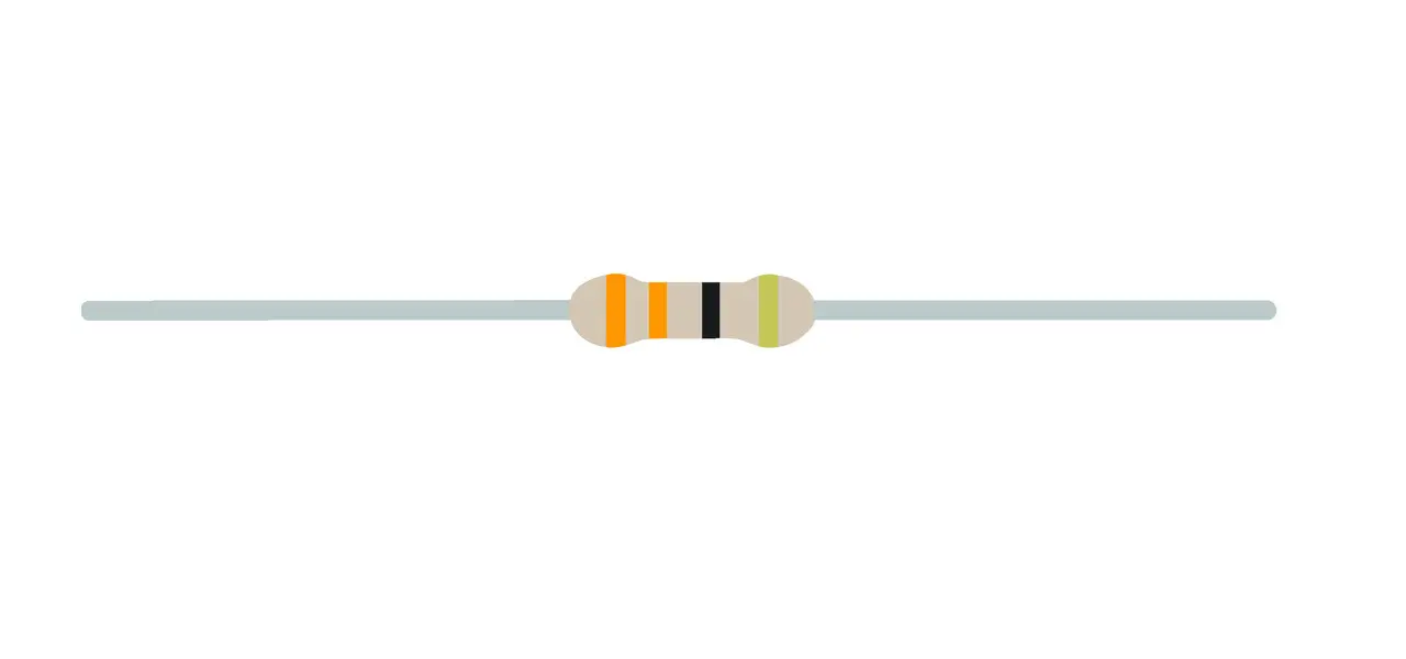 1/8W 5%  33 OHM CF RES