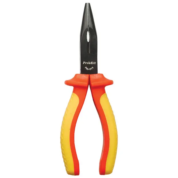 1000V INSULATED LONG-NOSED PLIERS - 6-1/4"