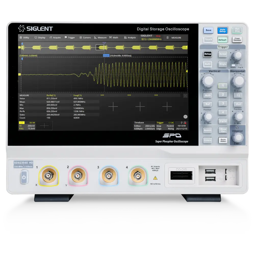 100MHZ; 4CHANNELS; 2GSA/S