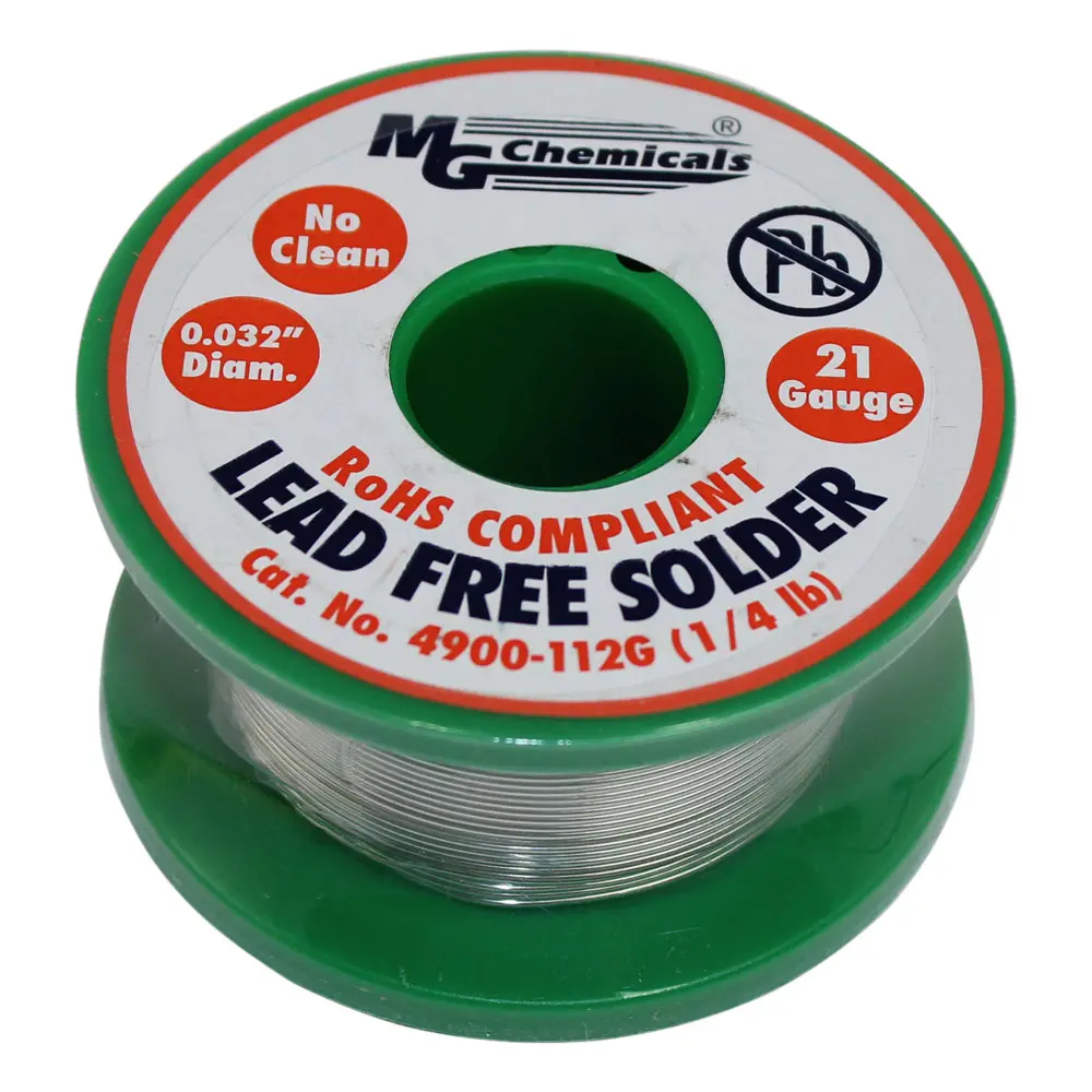 LF SOLDER 21 GAUGE 1/4LB .032D