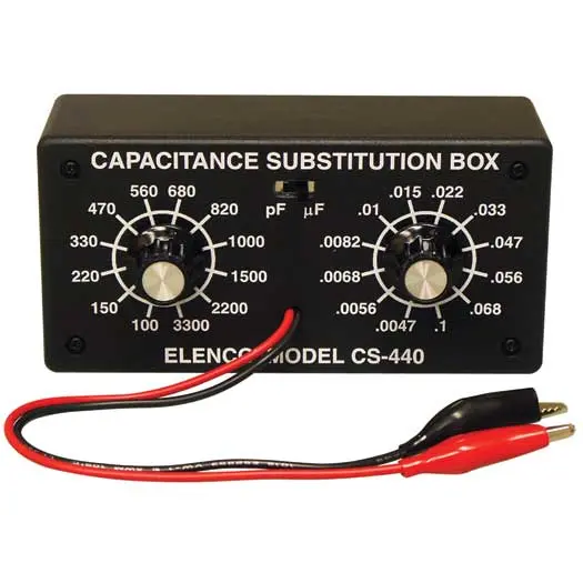 CAPACITOR SUBSTITUTION BOX