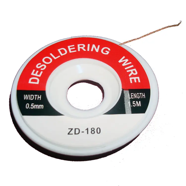 DESOLDERING BRAID 1.5M L X 0.5MM WIDE