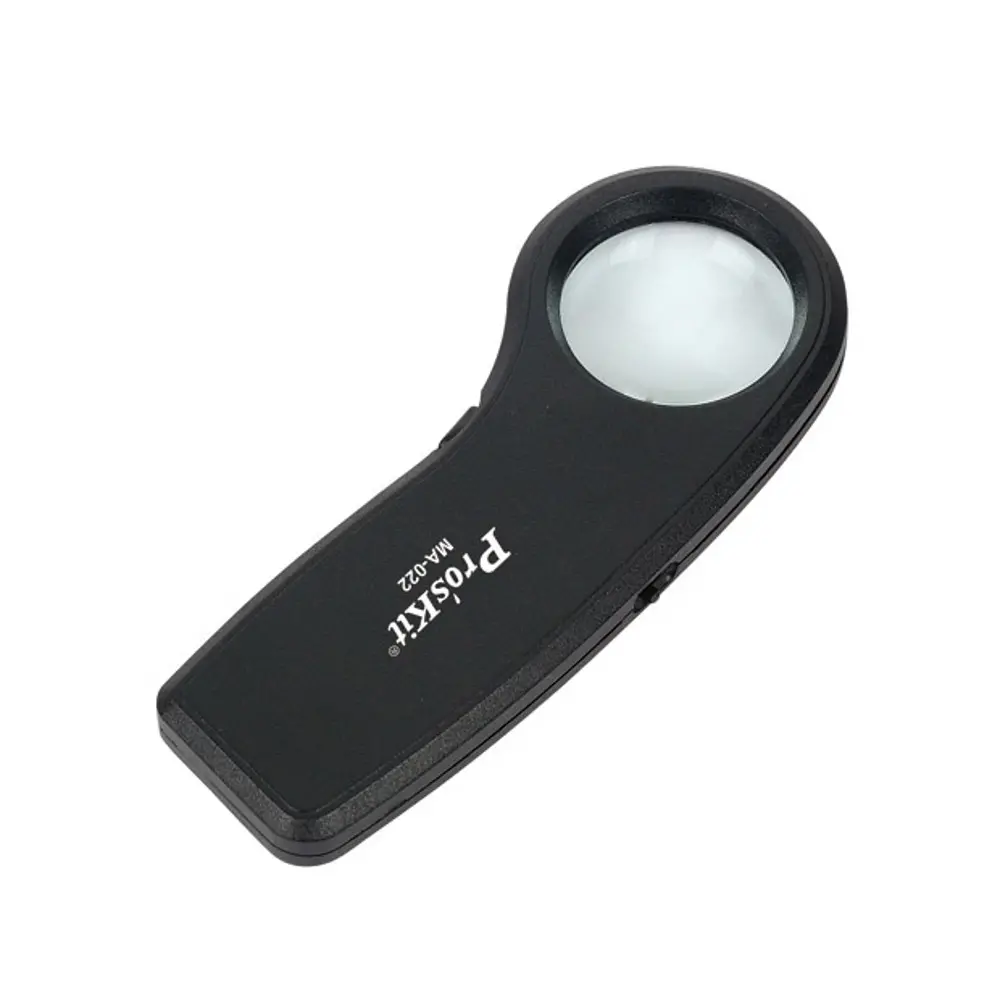 7.5X HANDHELD LED LIGHT MAGNIFIER WITH COUNTERFEIT CURRENCY DETECTION FUNCTION