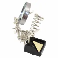 MAGNIFIER, HELPING HAND AND SOLDERING STAND