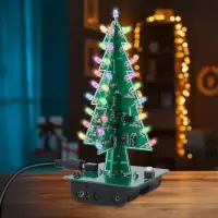 SOLDERING PROJECT LED CHRISTMAS TREE DECORATION