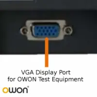 AV-VGA PORT FOR OWON TEST EQUIPMENT