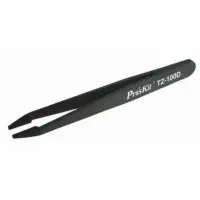 ESD SAFE TWEEZERS - FLAT TIP