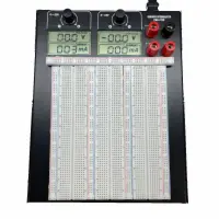POWERED PROTOTYPING BREADBOARD VARIABLE VOLTAGE +-15V,