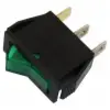 GREEN ILLUMINATED ROCKER SWITC