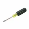 HOLLOW SHAFT NUTDRIVER, 1/4", RUBBER GRIP