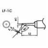 1MM CHISEL TYPE LEAD-FREE SOLDER TIP/ELEMENT