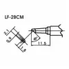 2MM CHISEL TYPE LEAD-FREE SOLDER TIP ELEMENT,LF-2BCF