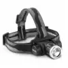 X-BLAZE ALUMINUM HEADLAMP W/CREE XP-C MATT BLACK, ECLIPSE LOGO LASER ENGRAVED BATTERIES NOT INCLUDED