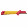 VDE 1000V INSULATED STRAIGHT BLADE CABLE KNIFE WITH PROTECTIVE CAP - BLADE LENGTH 2" - OAL 7.25"