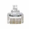 QUIK-THRU MODULAR PLUG CONNECTORS, CAT5/5E, 3 PRONG, 50Μ GOLD, BULK