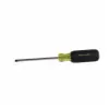 SLOTTED SCREWDRIVER, 3/16"X4", RUBBER GRIP