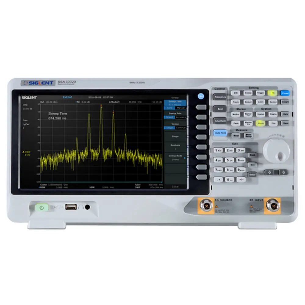 9KHZ-3.2GHZ, PHASE NOISE<-98DBC/HZ&#65292;RBW 10HZ-1MHZ, MIN. DANL -161DBM/HZ,