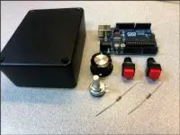 BASIC CONTROL BOX WITH AN ARDUINO MICROCONTROLLER AND PROJECT BOX