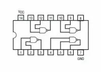 QUAD 2 IN NAND GATE