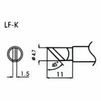4.7MM BLADE LEAD-FREE SOLDER T