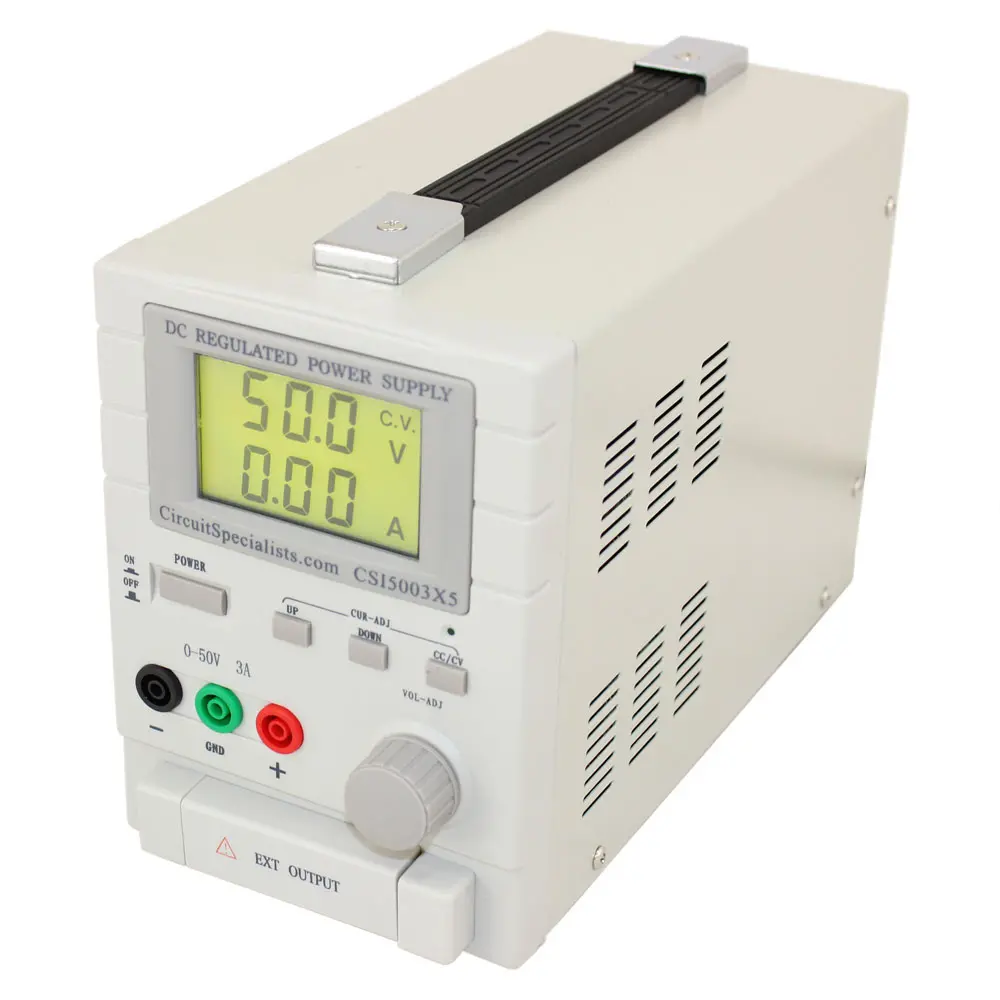 0-50V 0-3A 5V 1A FIXED BENCH POWER SUPPLY