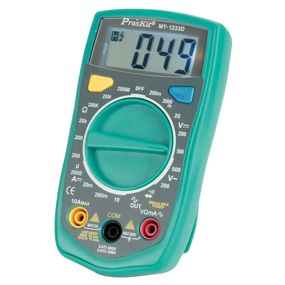 MULTIMETER, DIGITAL, 3 1/2