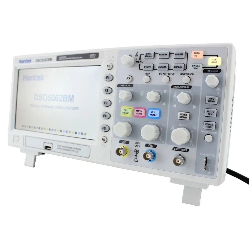 HANTEK 60MHZ DUAL CHANNEL OSCILLOSCOPE W 2M  MEMORY PT