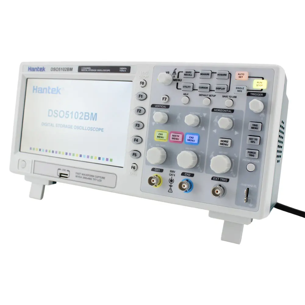 HANTEK 100 MHZ DUAL CH OSCILLOSCOPE W 2 M MEMORY DEPTH