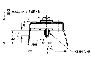 ARCO TYPE 42 220-650PF TRIMMER  CAPACITOR