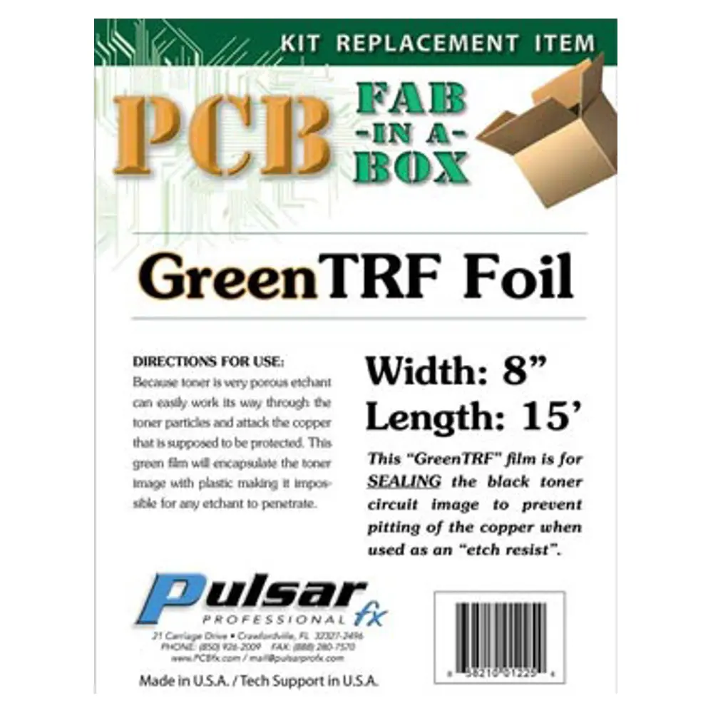 TONER REACTIVE FOIL GREEN ROLL